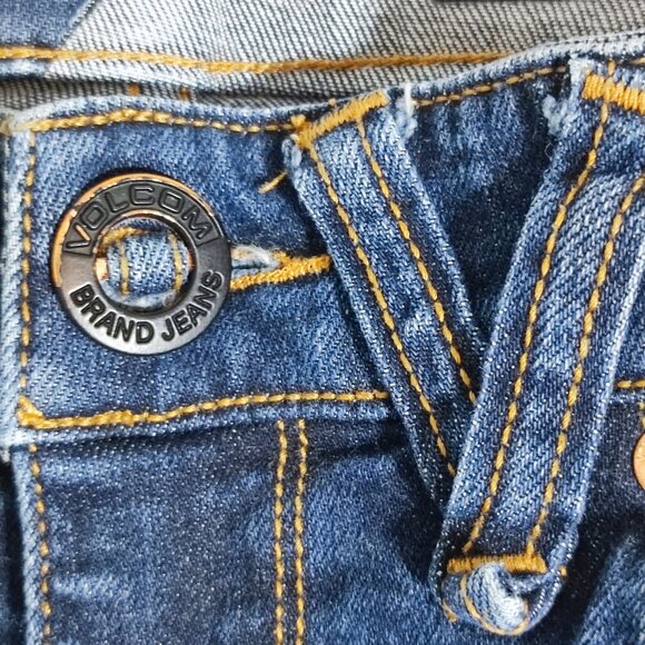 Volcom Jeans men's size 30 denim blue Solver Frickin Modern Straight Fit jeans - Picture 7 of 14